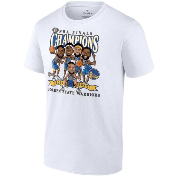 Golden State‎ Warriors T-Shirt 2022 NBA Finals Champions Caricature Men Medium - Picture 3 of 4